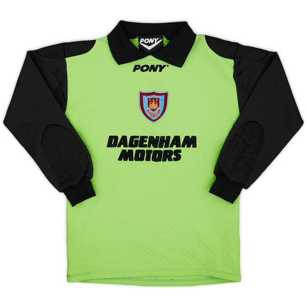 1995-96 West Ham GK Shirt - 6/10 - (L.Boys)