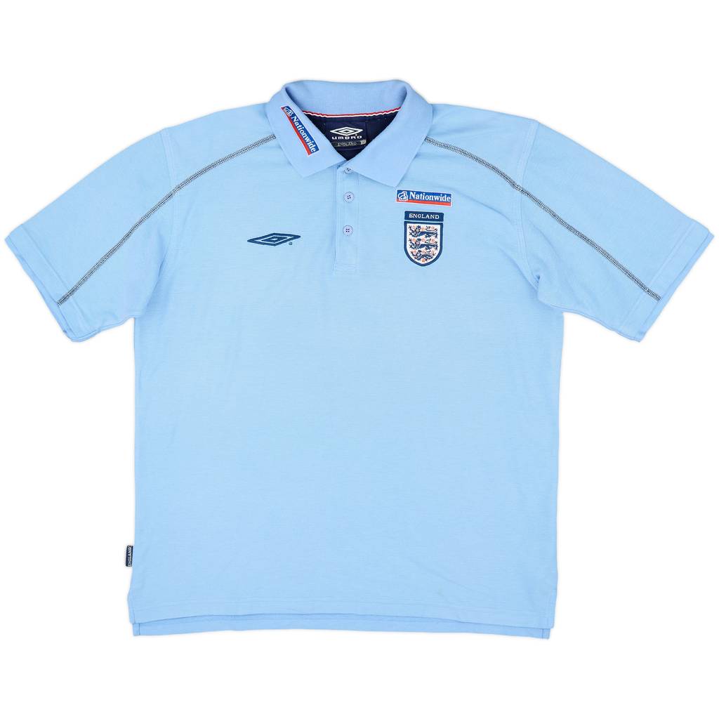 2002-03 England Umbro Polo Shirt - 7/10 - (L)