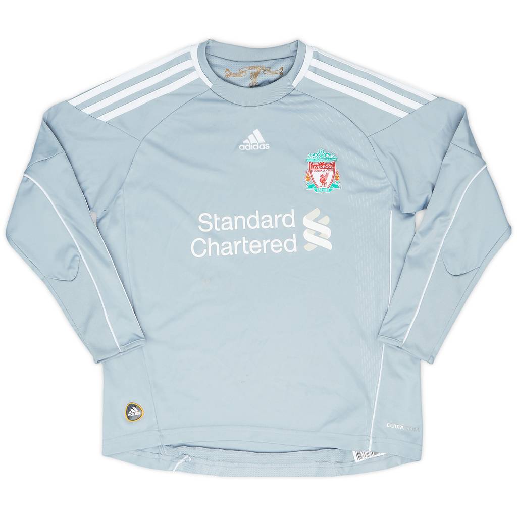 2010-12 Liverpool GK Shirt - 7/10 - (S.Boys)