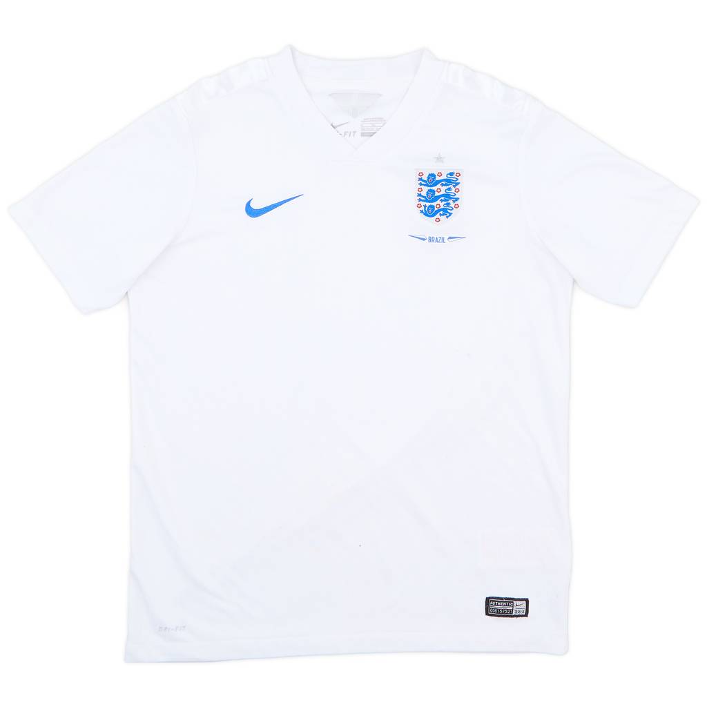 2014-15 England Home Shirt - 6/10 - (XL.Boys)