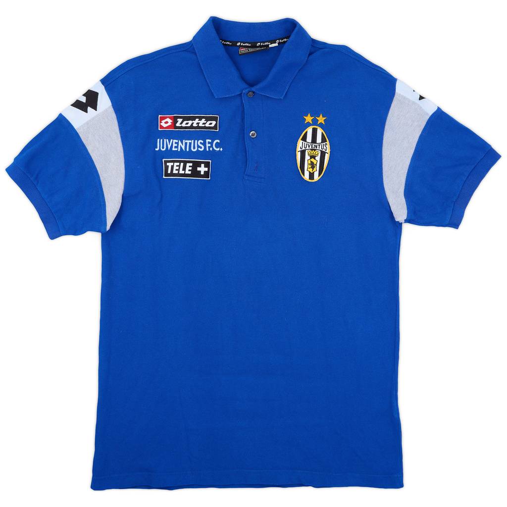 2000-02 Juventus Lotto Polo Shirt - 9/10 - (XL)