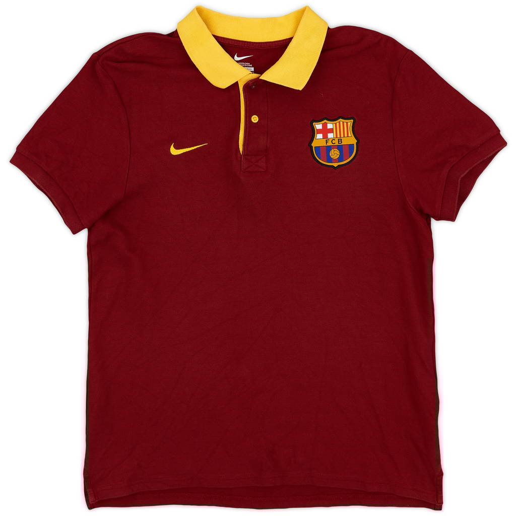 2013-14 Barcelona Nike Polo Shirt - 9/10 - (M)