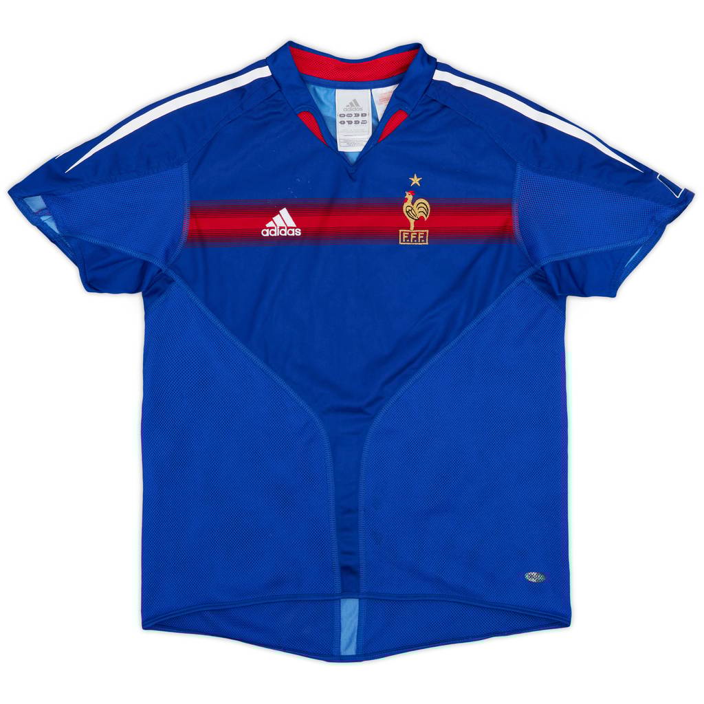 2004-06 France Home Shirt - 7/10 - (M.Boys)