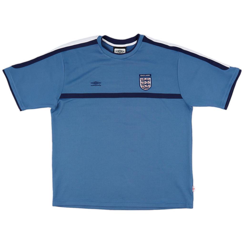 2000-01 England Umbro Training Shirt - 9/10 - (XL)