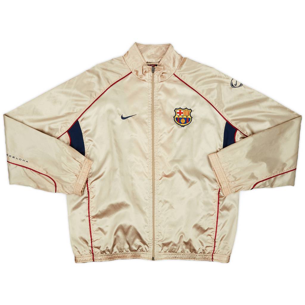 2001-02 Barcelona Nike Track Jacket - 7/10 - (XL.Boys)