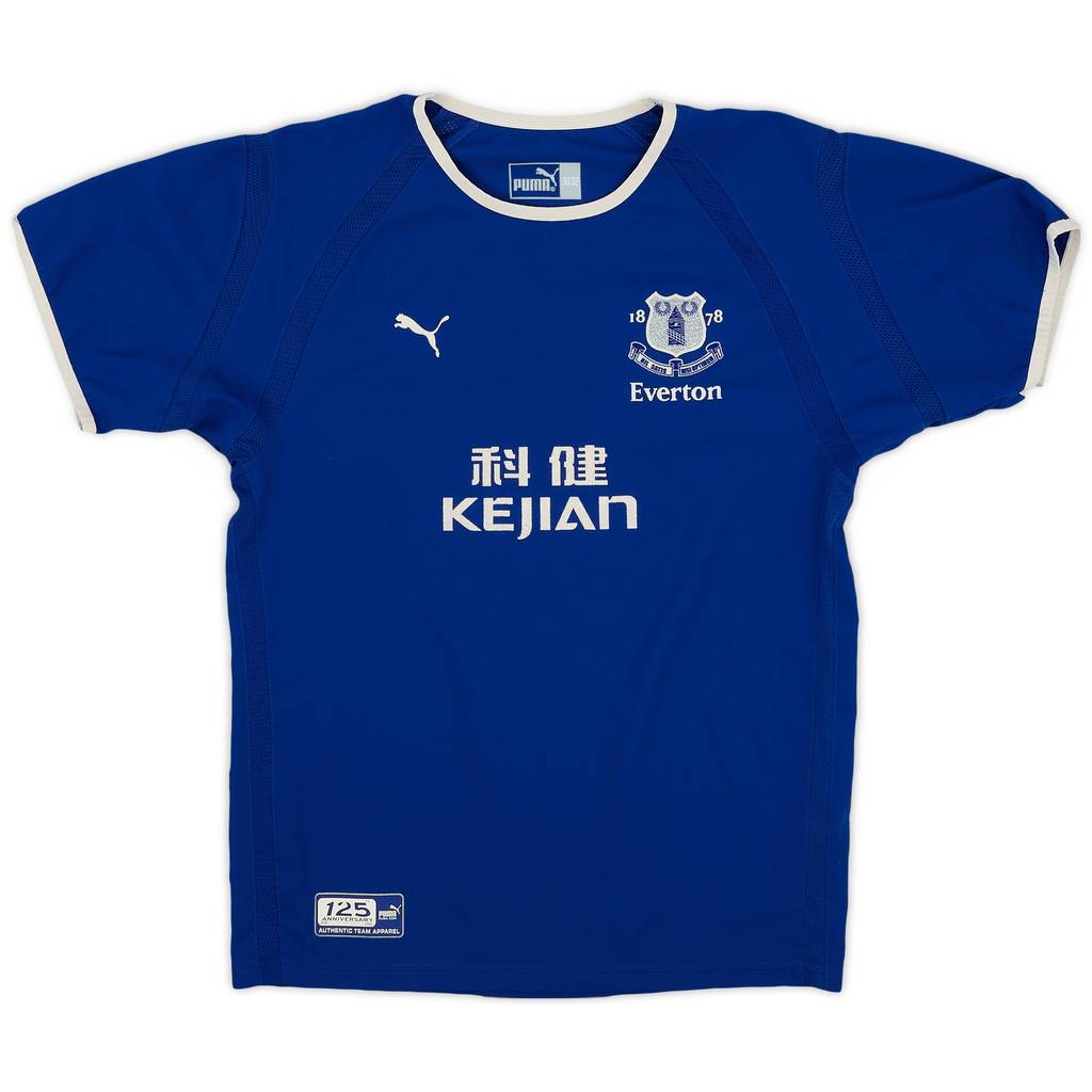 2003-04 Everton Home Shirt - 10/10 - (M.Boys)