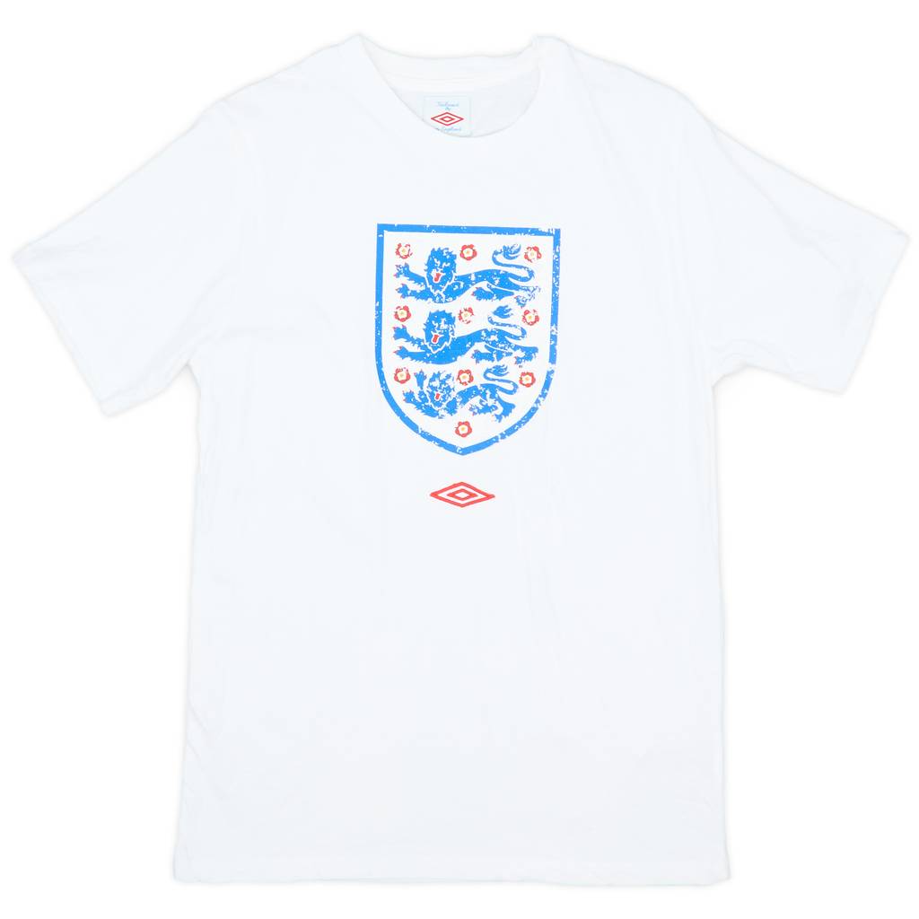 2008-10 England Umbro Cotton Tee - 9/10 - (M)