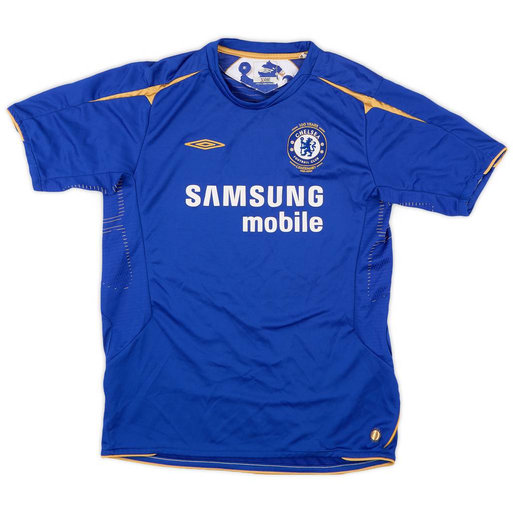 2005-06 Chelsea Centenary Home Shirt - 7/10 - (XL.Boys)