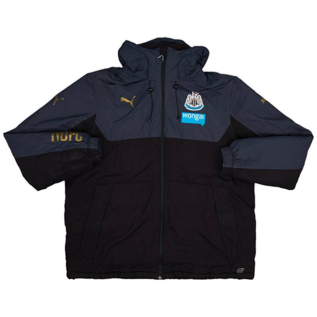 2013-14 Newcastle Puma Padded Bench Coat - 8/10 - (XXL)
