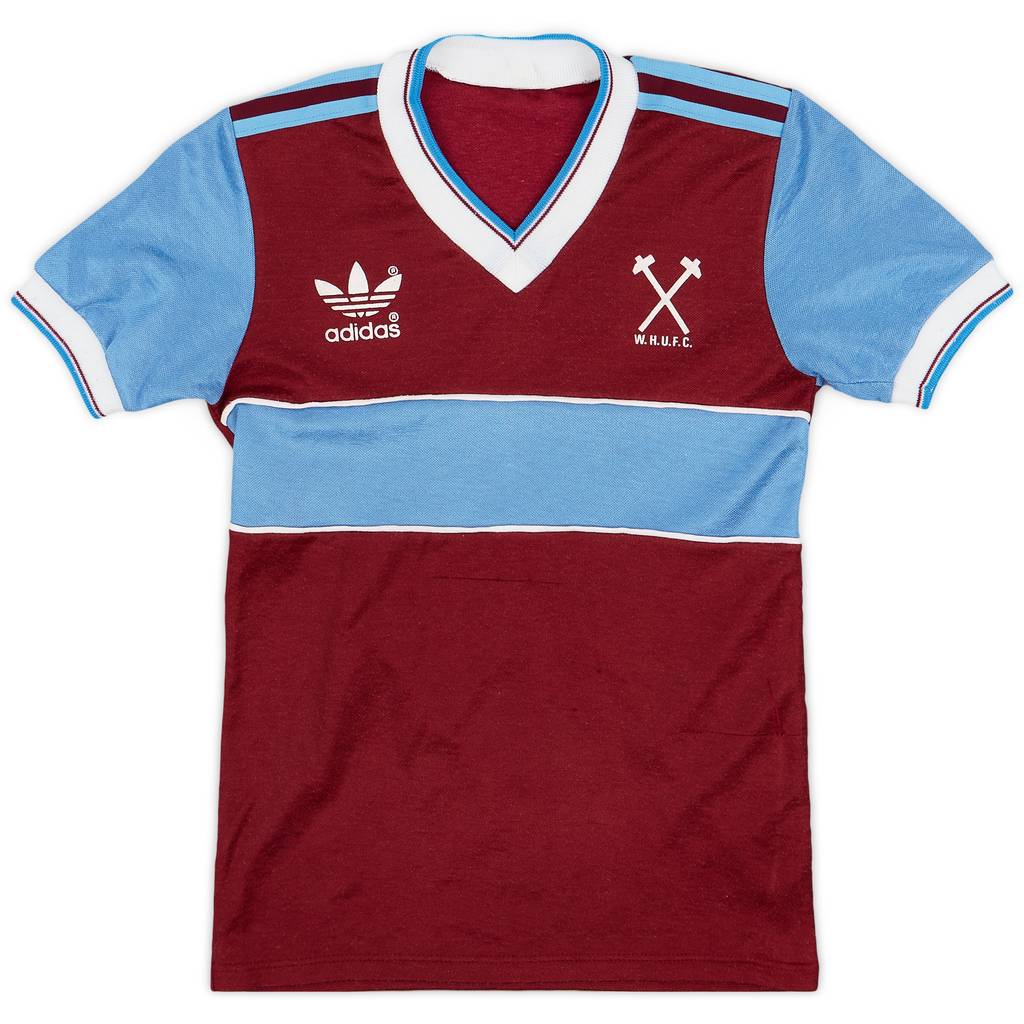 1983-85 West Ham Home Shirt - 8/10 - (L.Boys)