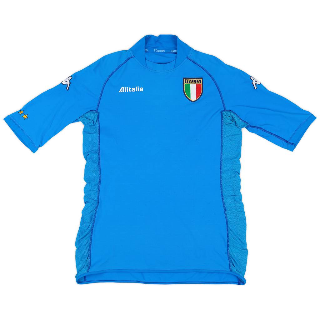 2002 Italy Home Shirt - 4/10 - (L)