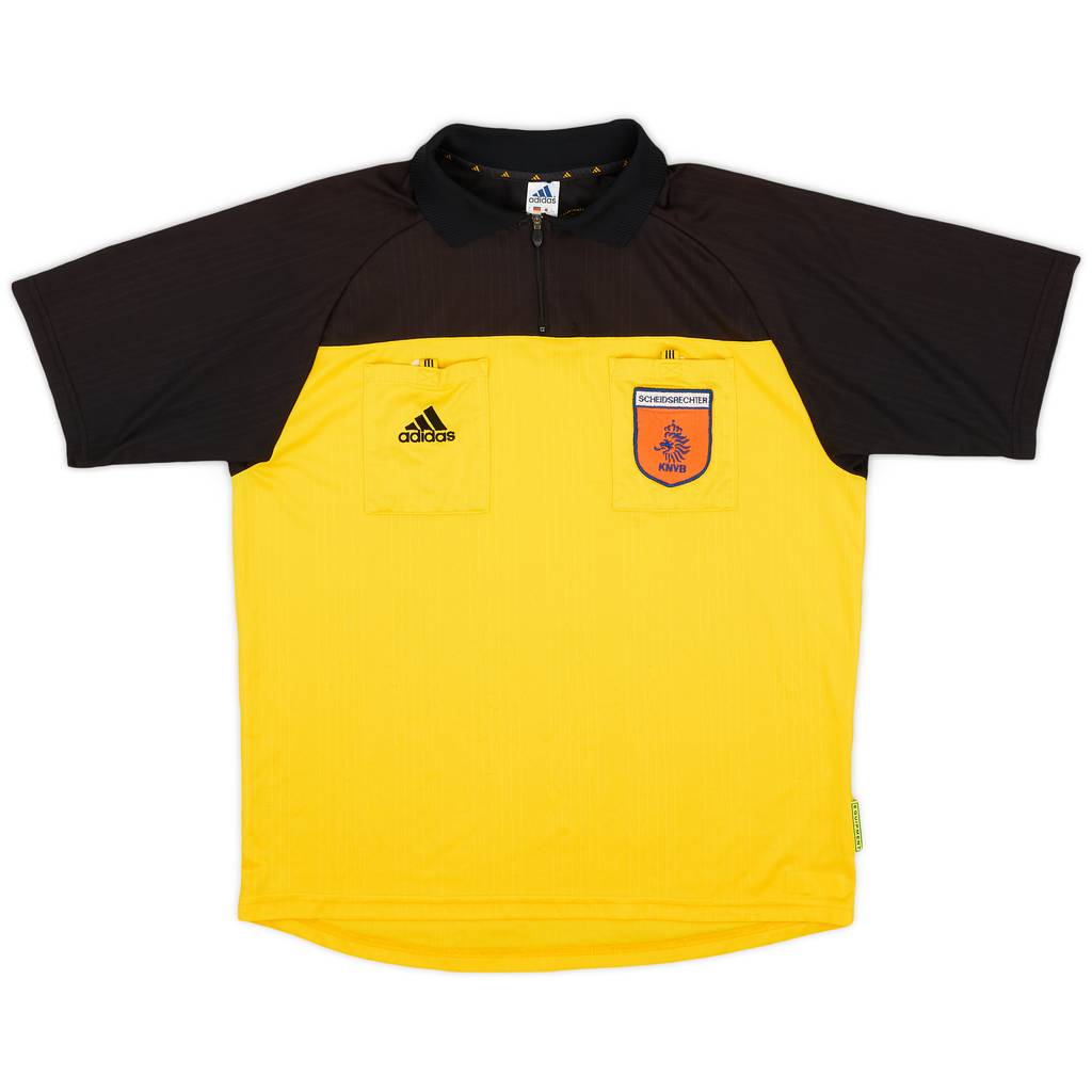 1990s Dutch FA adidas Referee Shirt - 8/10 - (XL)