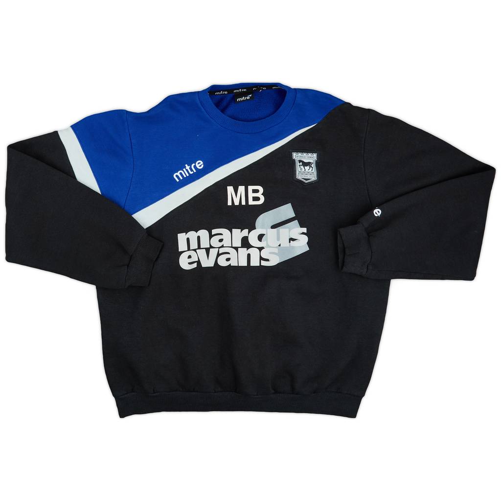 2008-09 Ipswich Mitre Staff Issue Sweat Top 'MB' - 8/10 - (L)