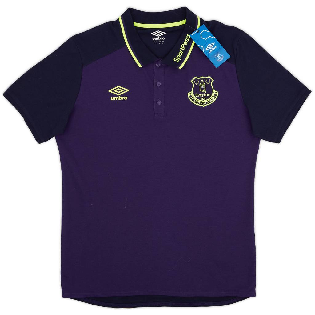 2017-18 Everton Umbro Polo Shirt (L)