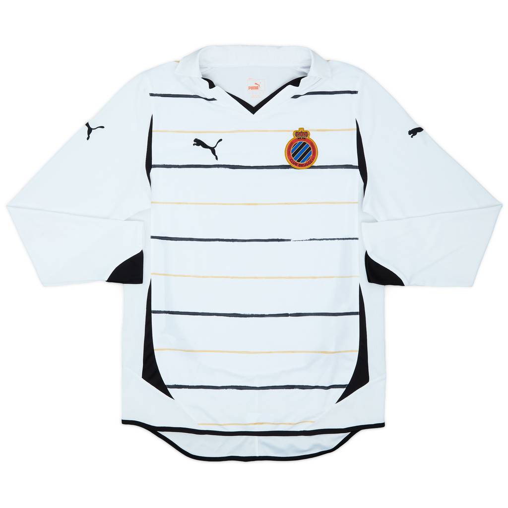 2010-11 Club Brugge Away L/S Shirt - 7/10 - (M)