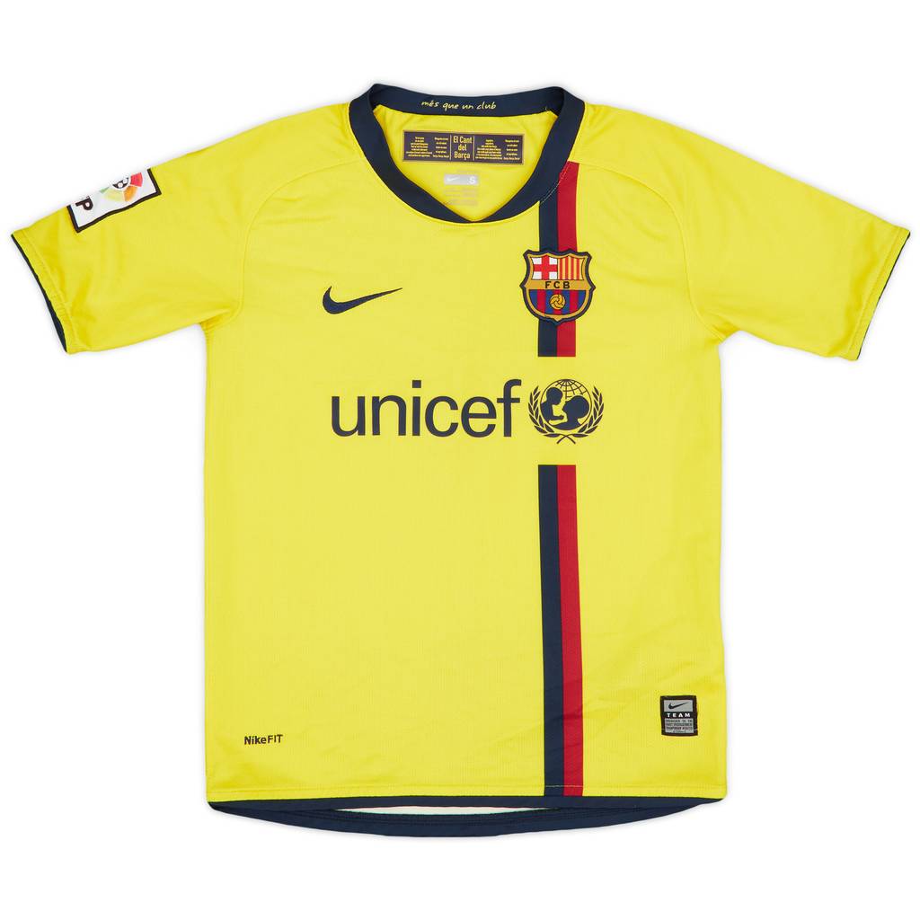 2008-10 Barcelona Away Shirt - 9/10 - (S.Boys)