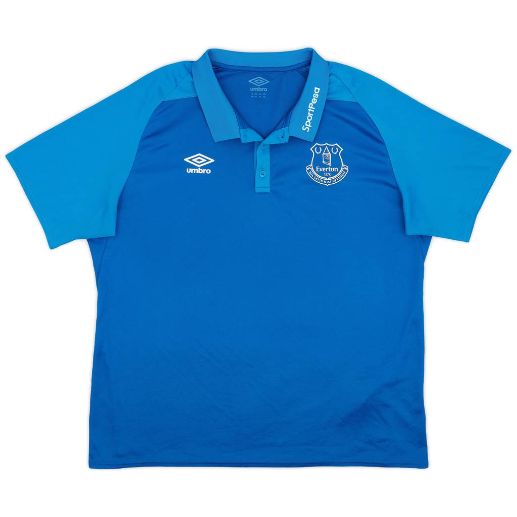 2017-18 Everton Umbro Polo Shirt - 8/10 - (XXL)