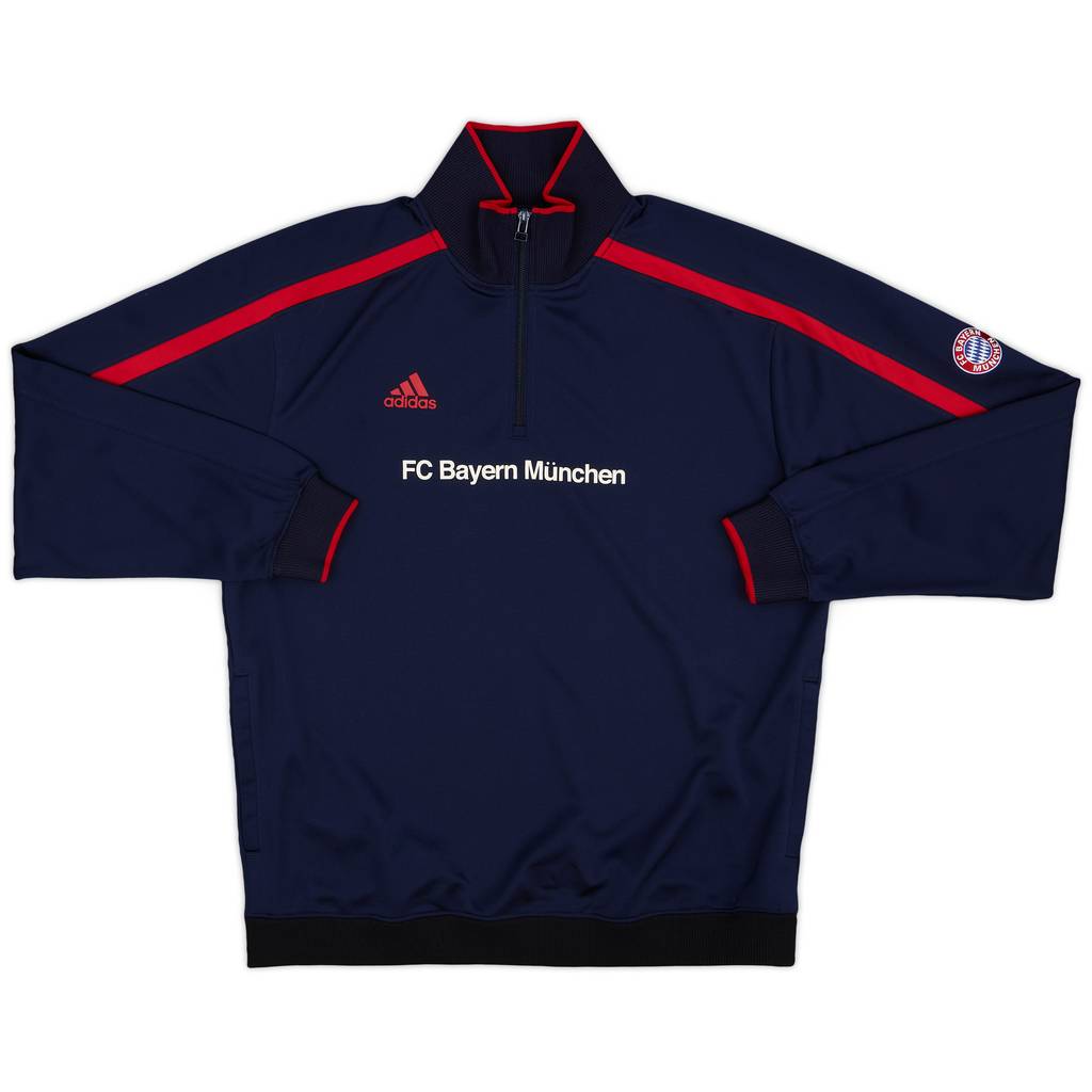 2004-05 Bayern Munich adidas 1/4 Zip Drill Top - 10/10 - (M)
