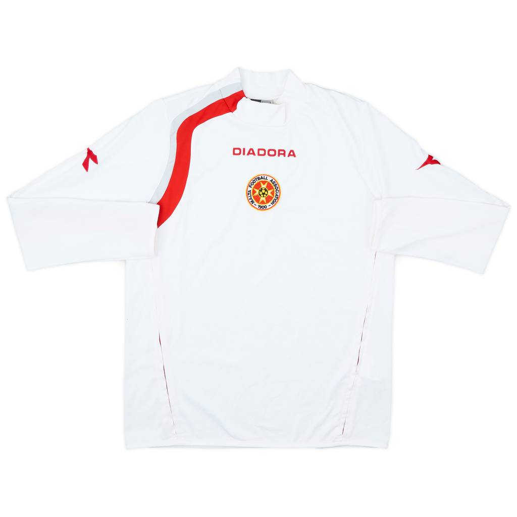 2006-07 Malta Away L/S Shirt - 8/10 - (M)