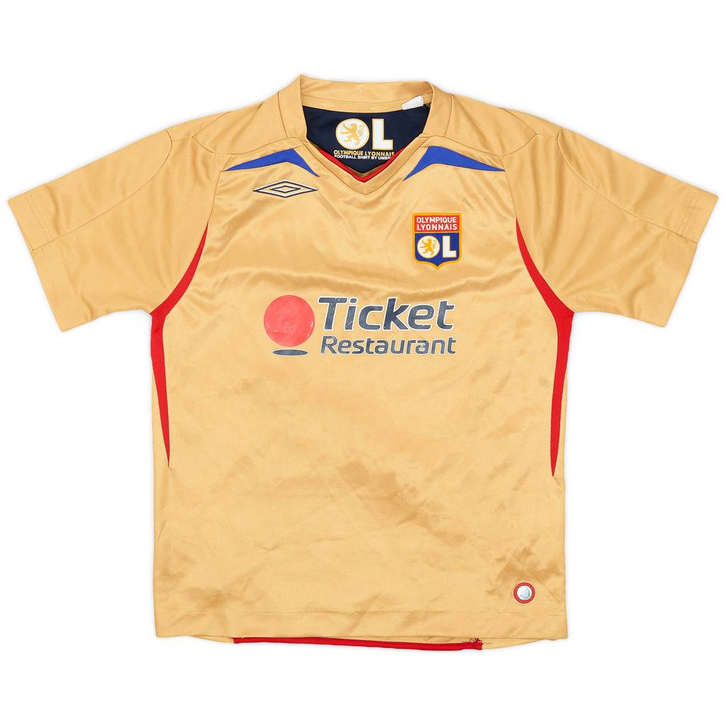 2007-08 Lyon Away Shirt - 6/10 - (XS.Boys)