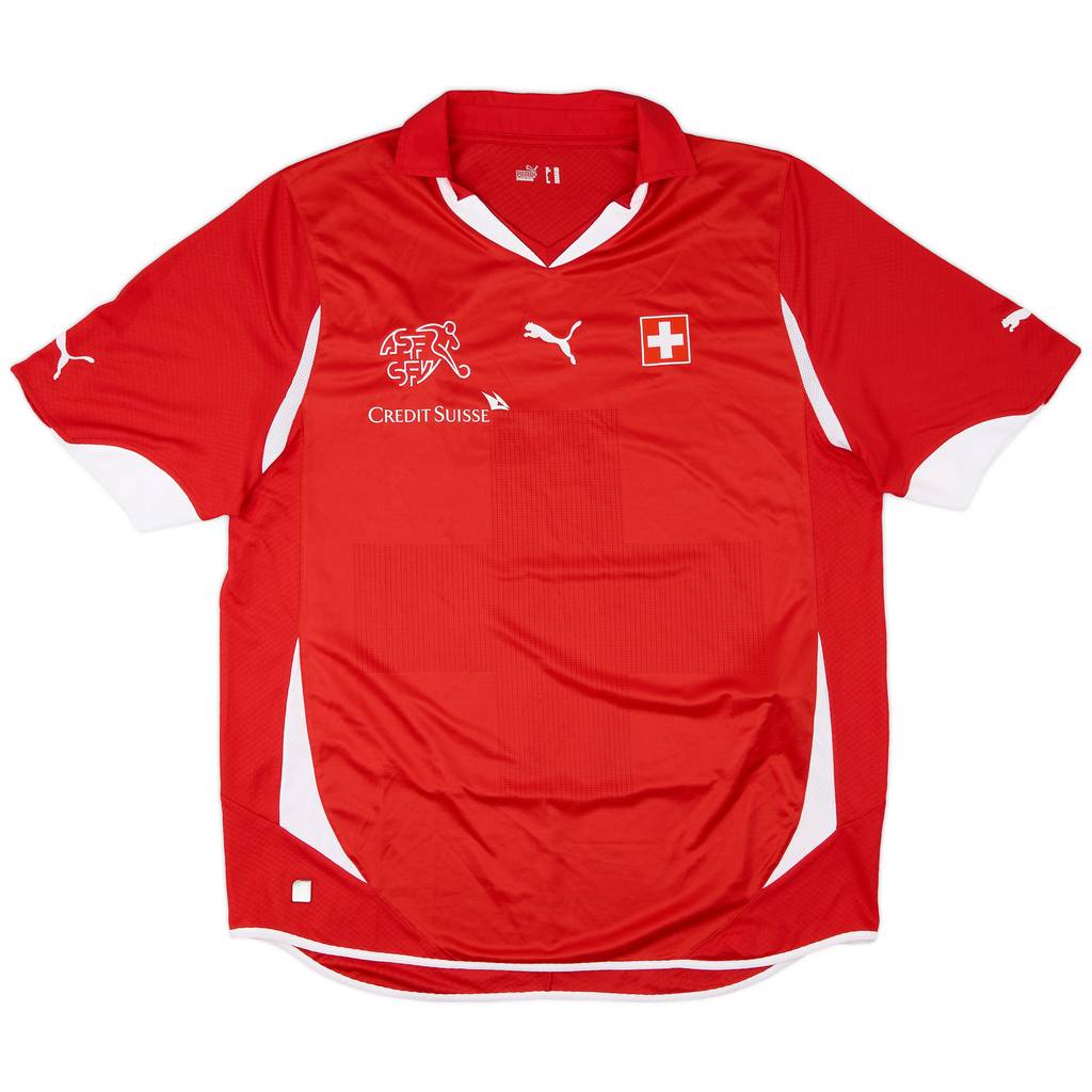 2010-11 Switzerland Home Shirt - 8/10 - (XXL)