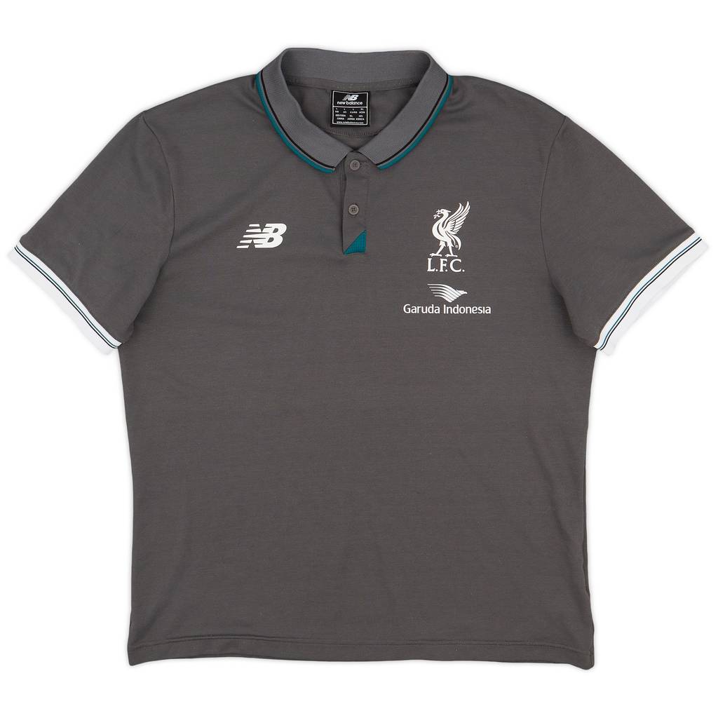 2015-16 Liverpool New Balance Polo Shirt - 9/10 - (L)