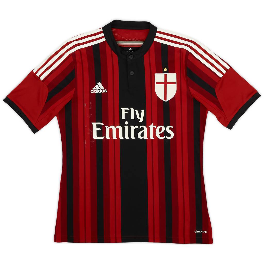 2014-15 AC Milan Home Shirt - 6/10 - (M)
