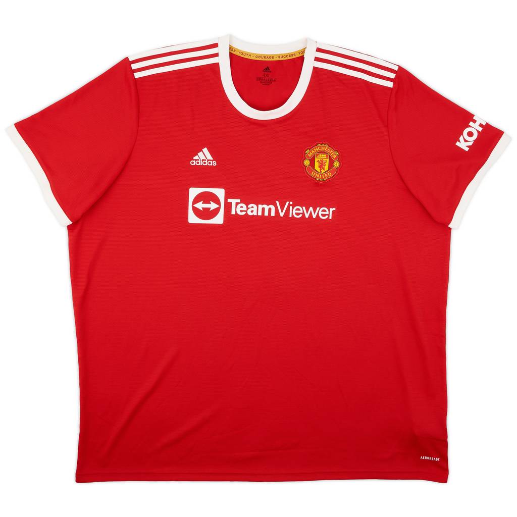2021-22 Manchester United Home Shirt - 8/10 - (4XL)