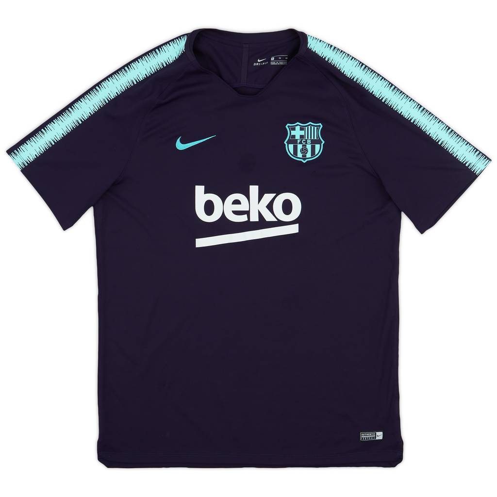 2018-19 Barcelona Nike Training Shirt - 8/10 - (XL)