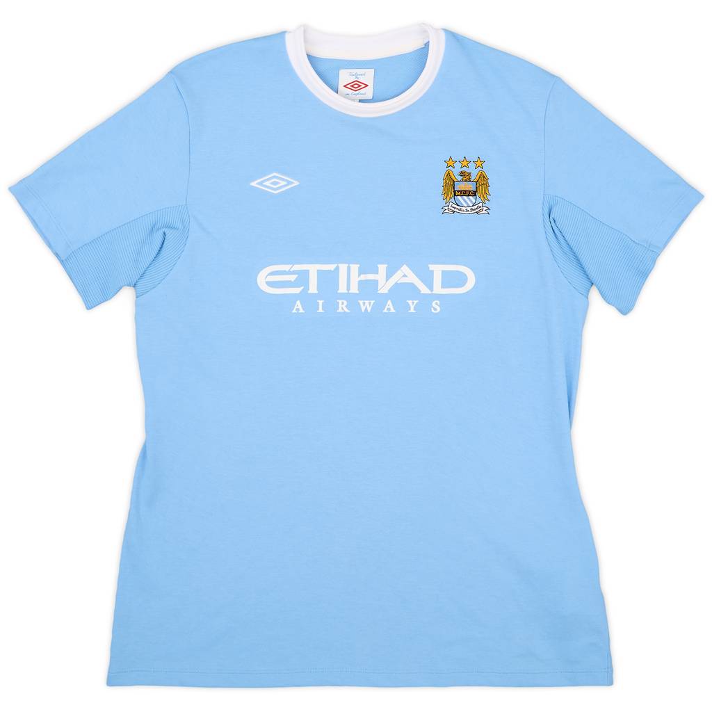 2009-10 Manchester City Home Shirt - 8/10 - (Women's M)