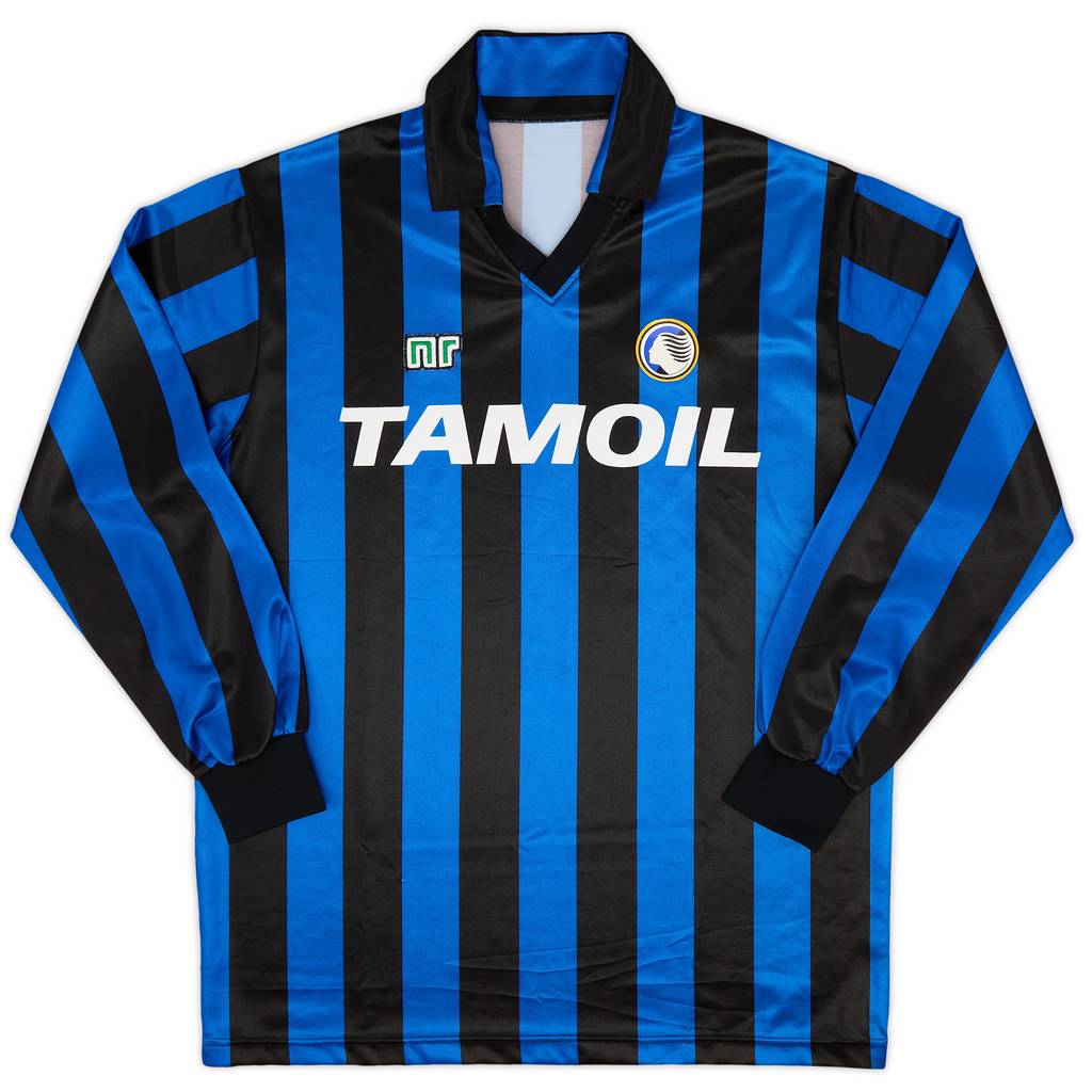 1990-91 Atalanta Home L/S Shirt - 8/10 - (XL)