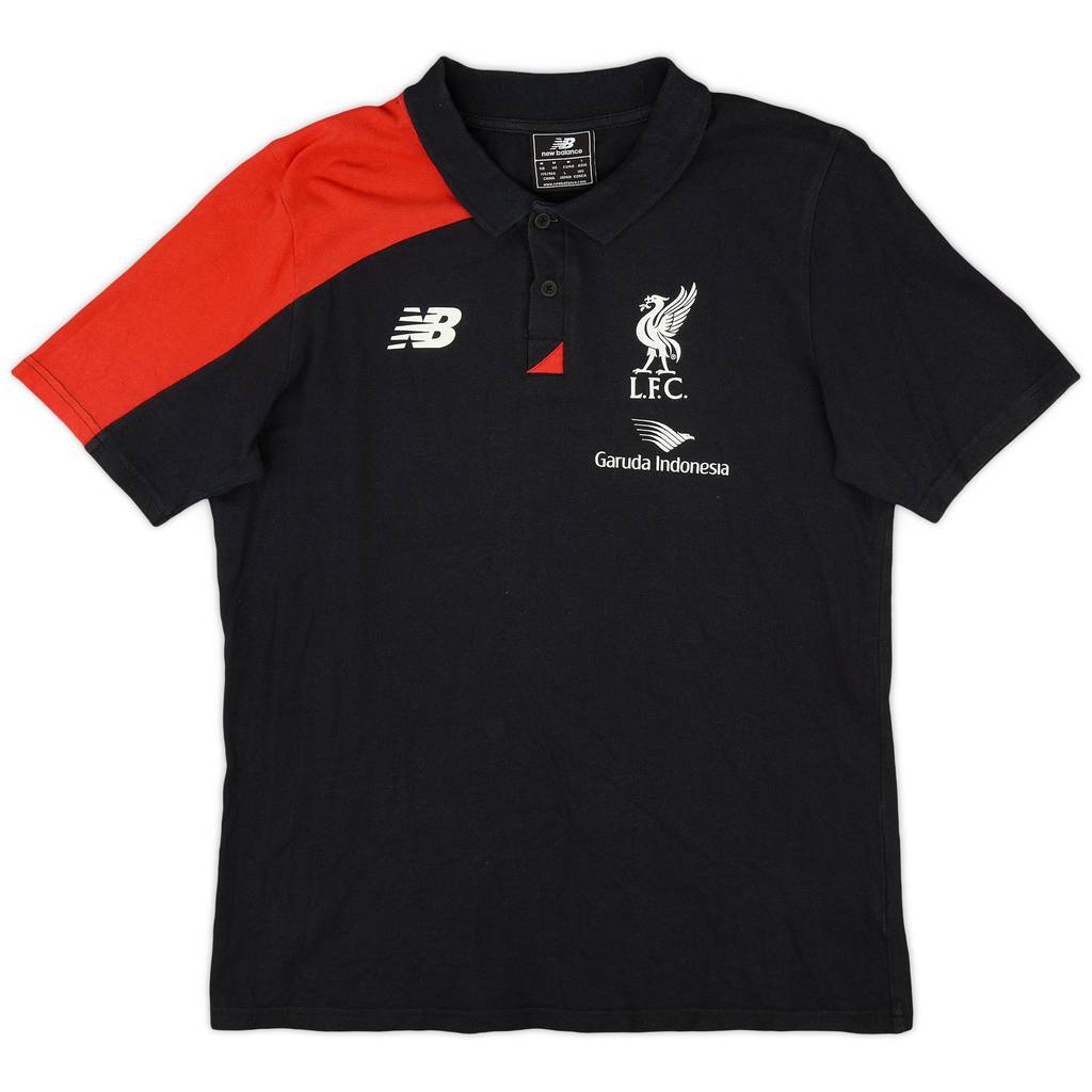 2015-16 Liverpool New Balance Polo Shirt - 9/10 - (M)