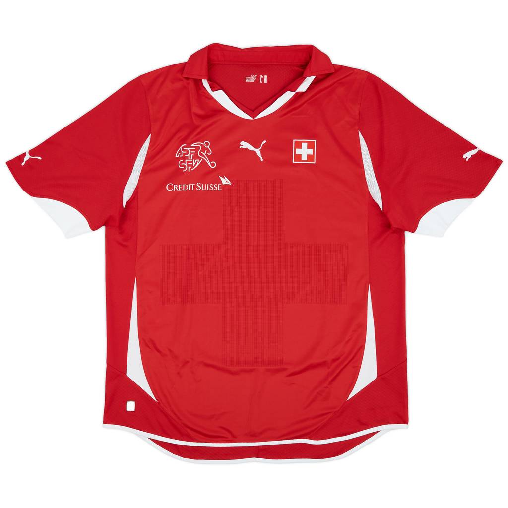 2010-11 Switzerland Home Shirt - 8/10 - (XXL)
