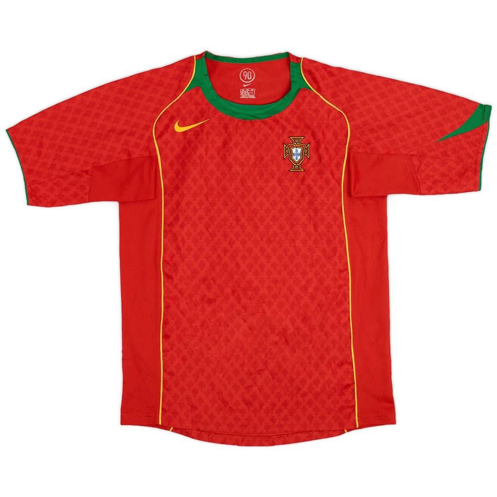 2004-06 Portugal Home Shirt - 9/10 - (XL.Boys)