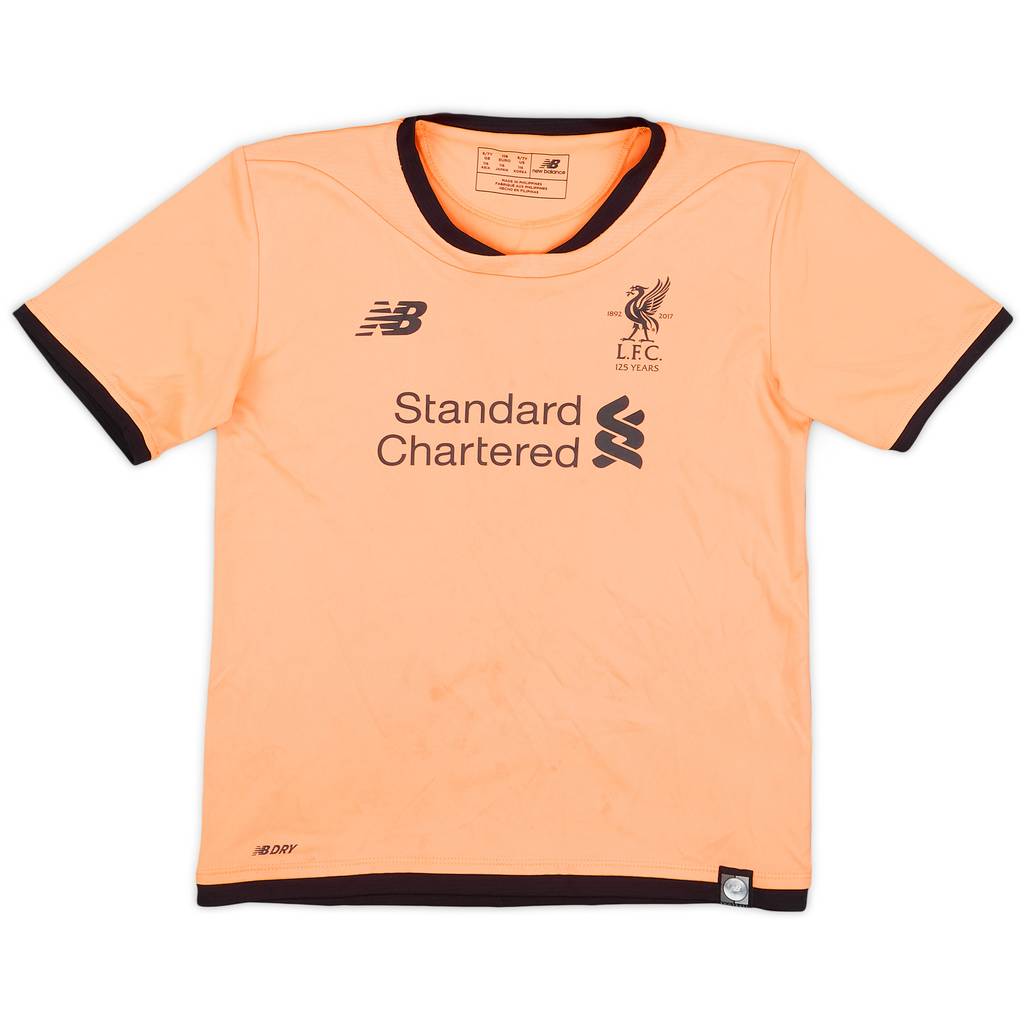 2017-18 Liverpool 125 Years Third Shirt - 5/10 - (6-7 Years)