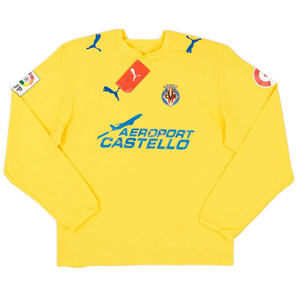 2006-07 Villarreal Home L/S Shirt (M)