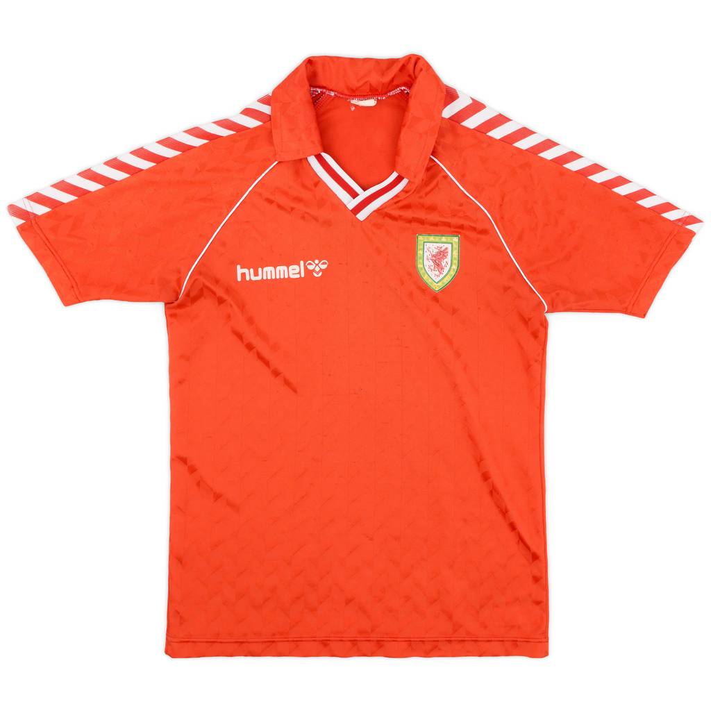 1988-90 Wales Home Shirt - 8/10 - (Y)