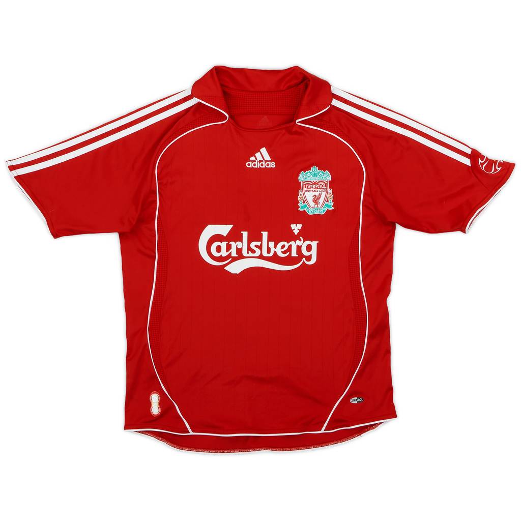 2006-08 Liverpool Home Shirt - 6/10 - (XL.Boys)
