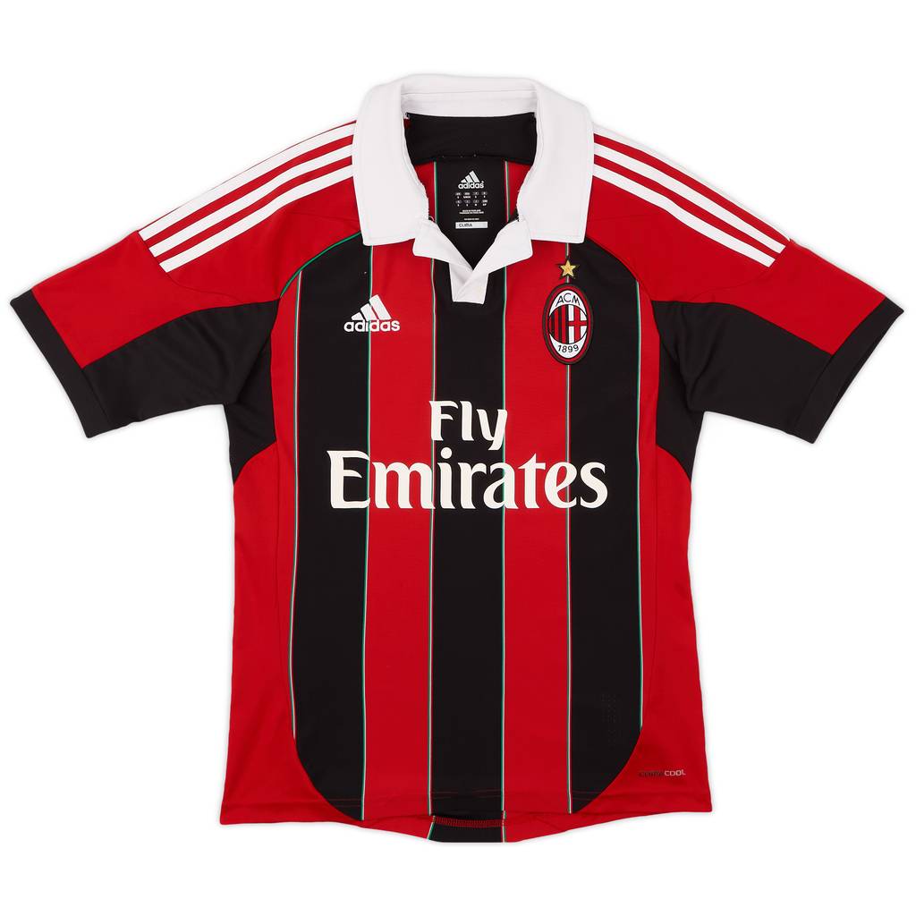 2012-13 AC Milan Home Shirt - 10/10 - (S)