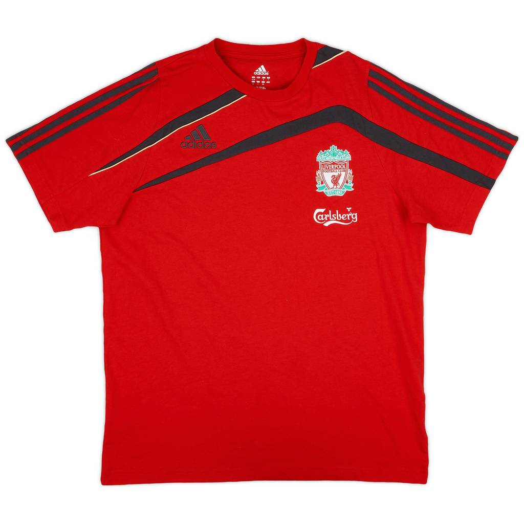 2009-10 Liverpool adidas Training Shirt - 9/10 - (L)