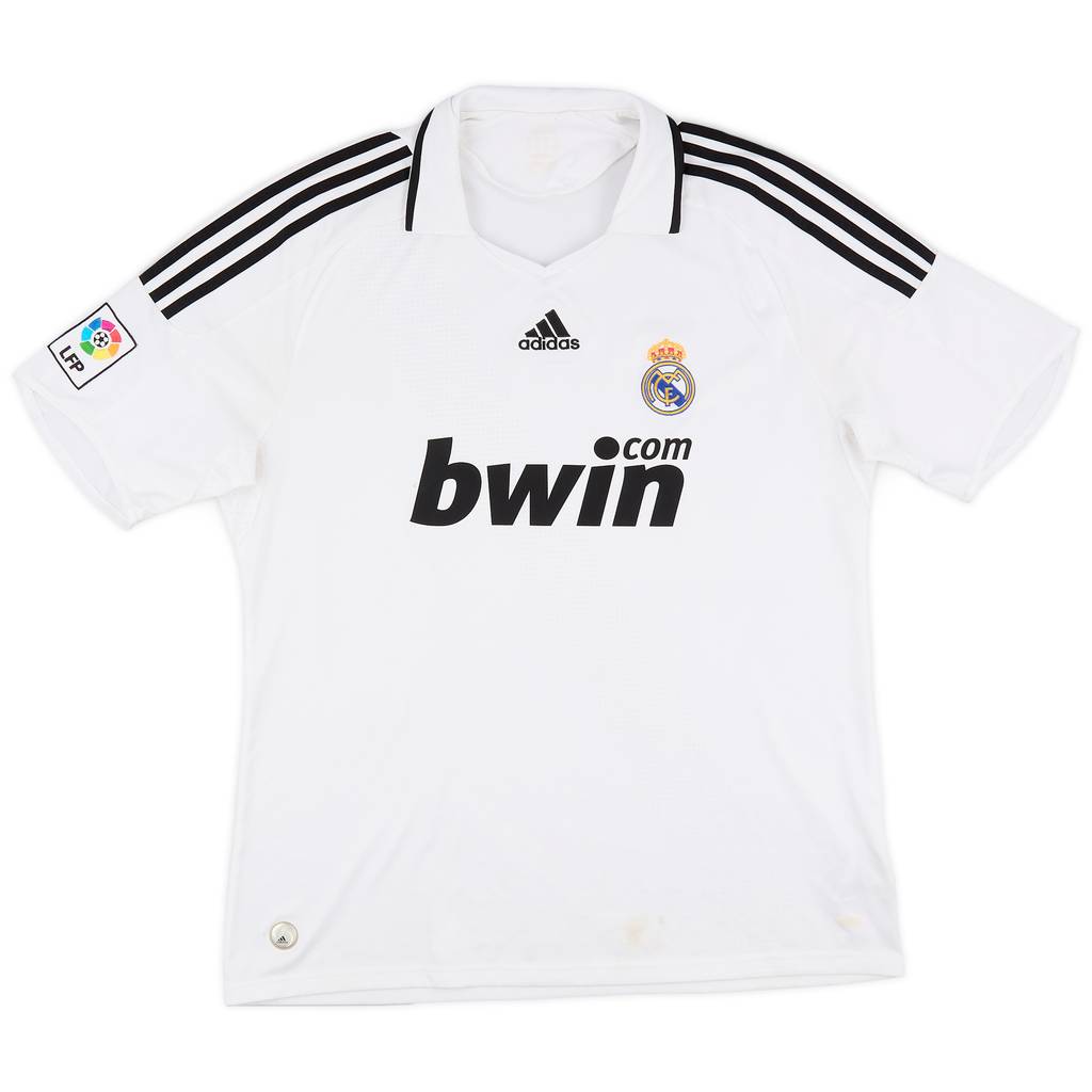 2008-09 Real Madrid Home Shirt - 5/10 - (XL)