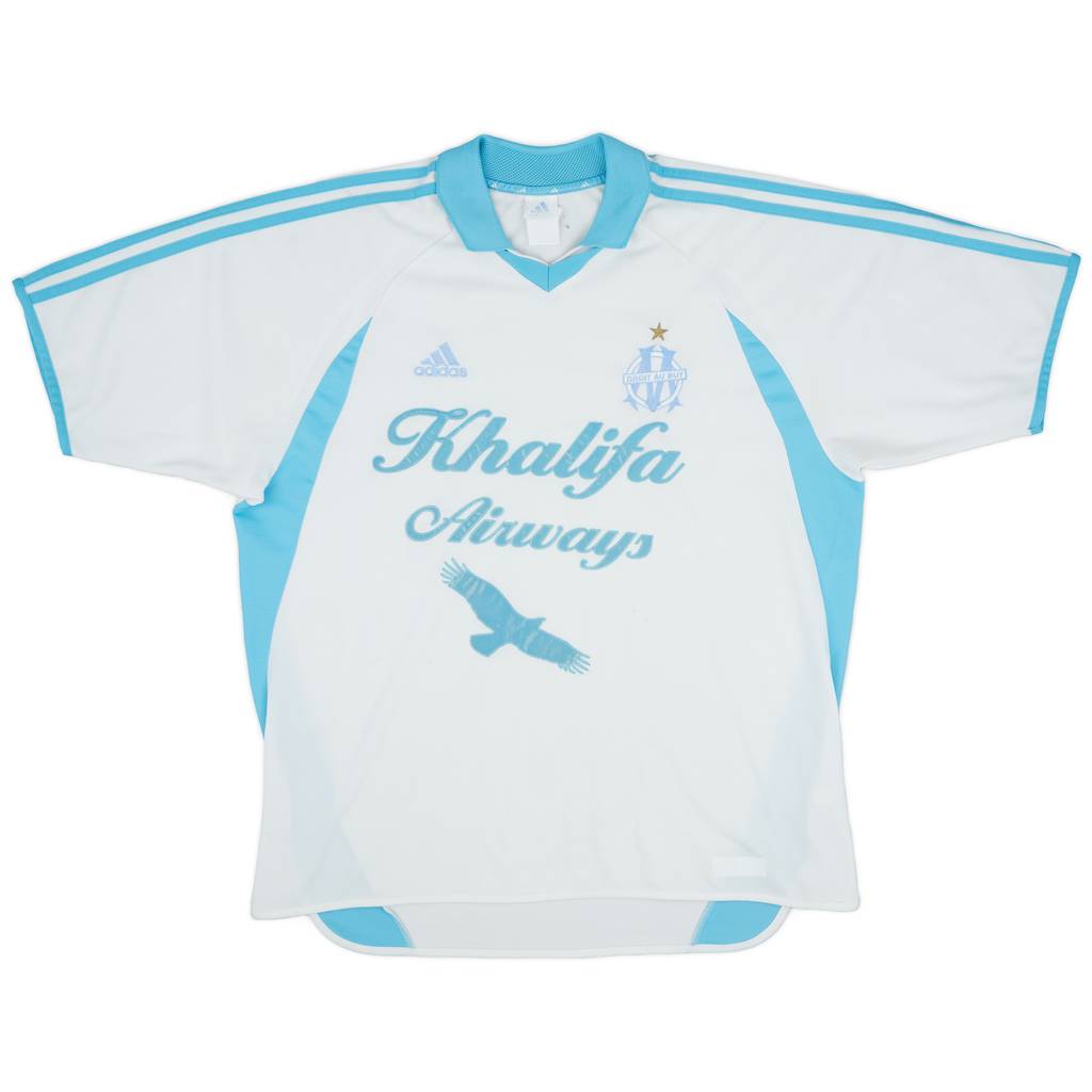 2001-02 Olympique Marseille Home Shirt - 6/10 - (XL)