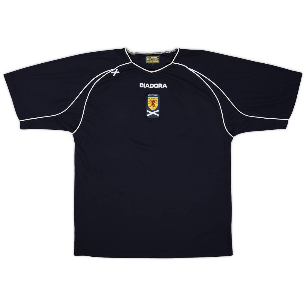 2003-04 Scotland Diadora Training Shirt - 9/10 - (M)