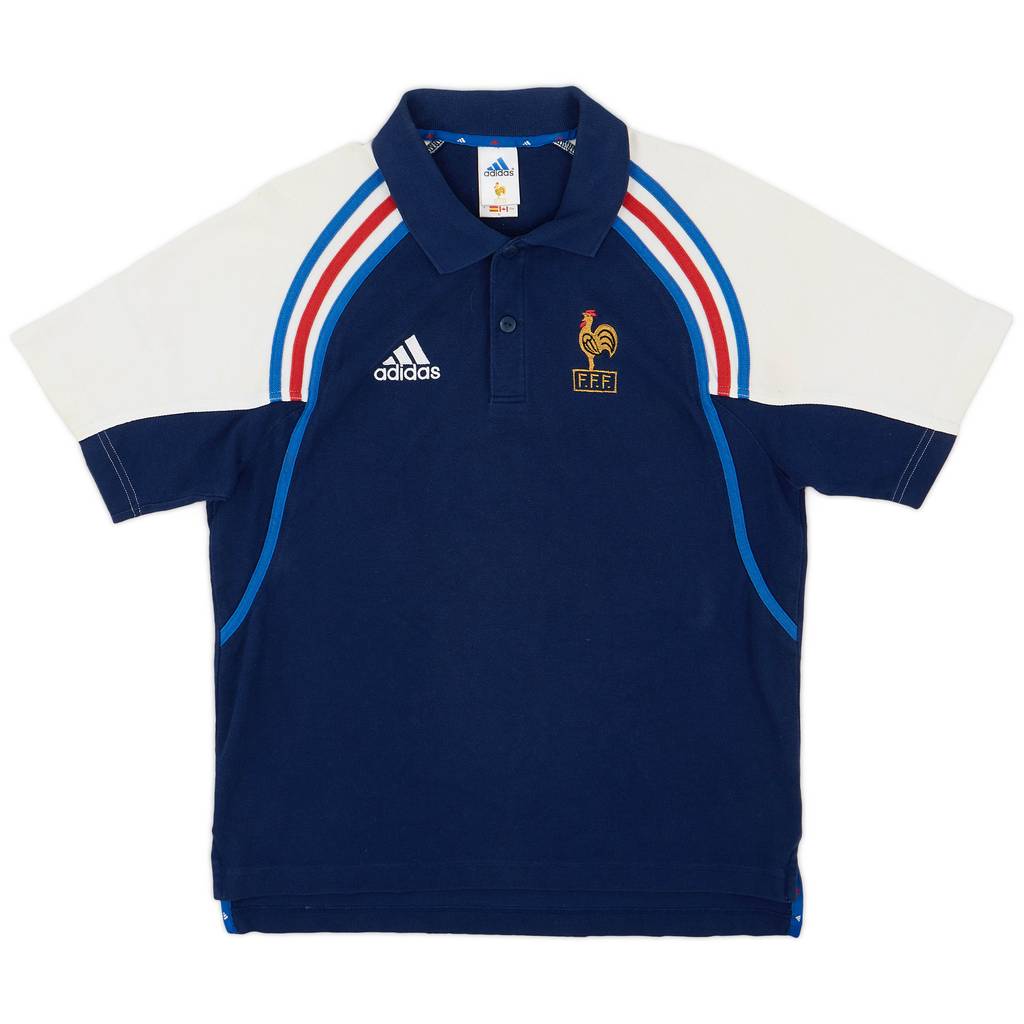1998-99 France adidas Polo Shirt - 6/10 - (S)