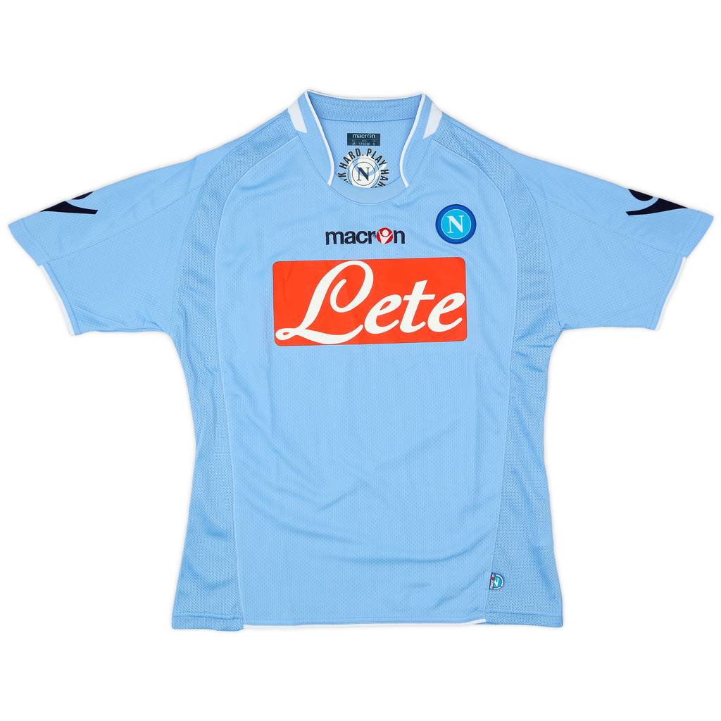 2009-10 Napoli Home Shirt - 9/10 - (S.Boys)