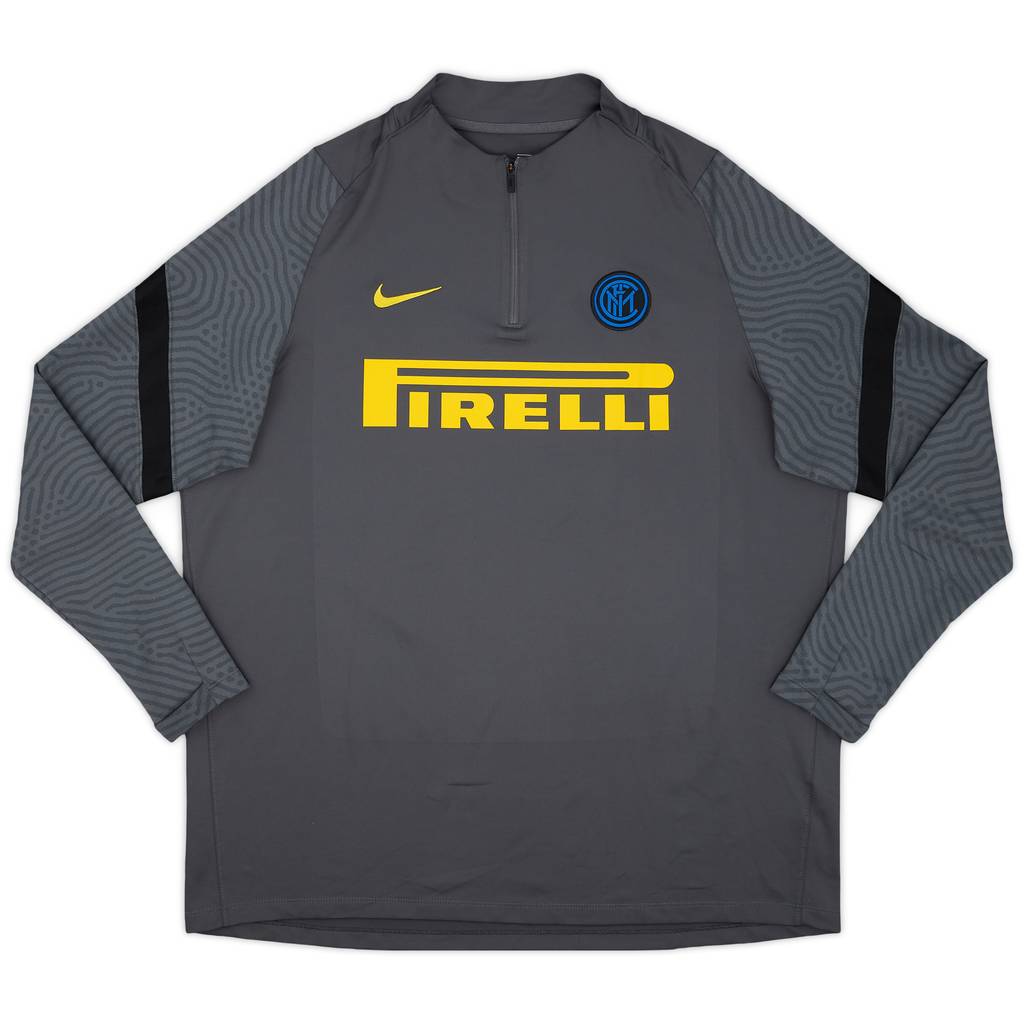 2020-21 Inter Milan Nike 1/4 Zip Drill Top - 8/10 - (XXL)