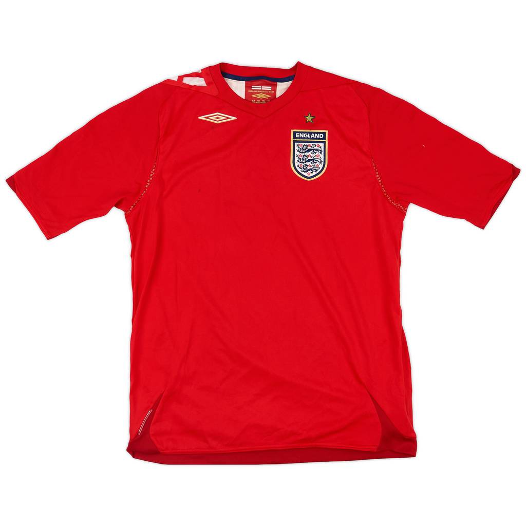 2006-08 England Away Shirt - 7/10 - (XL.Boys)