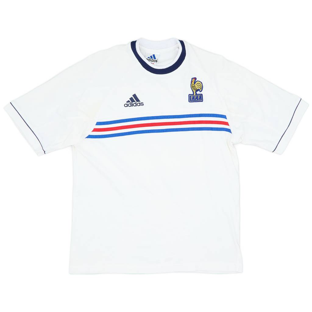 1998-00 France adidas Cotton Tee - 8/10 - (S/M)