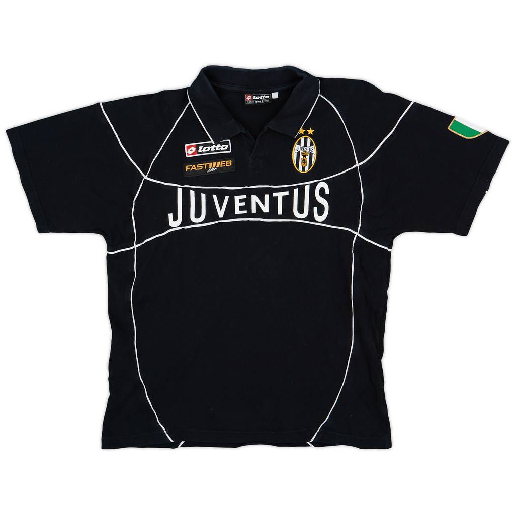 2001-02 Juventus Lotto Polo Shirt - 8/10 - (L)