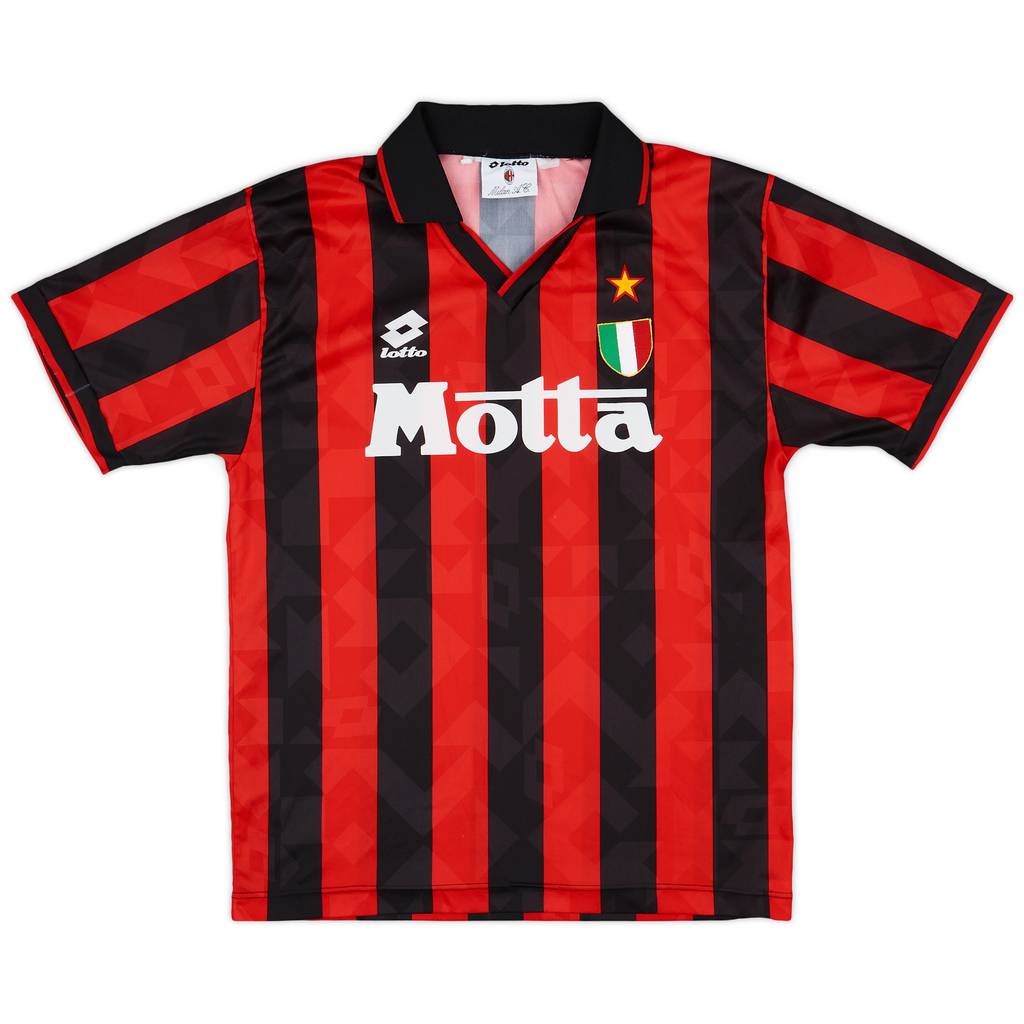1994-95 AC Milan Home Shirt - 8/10 - (M)